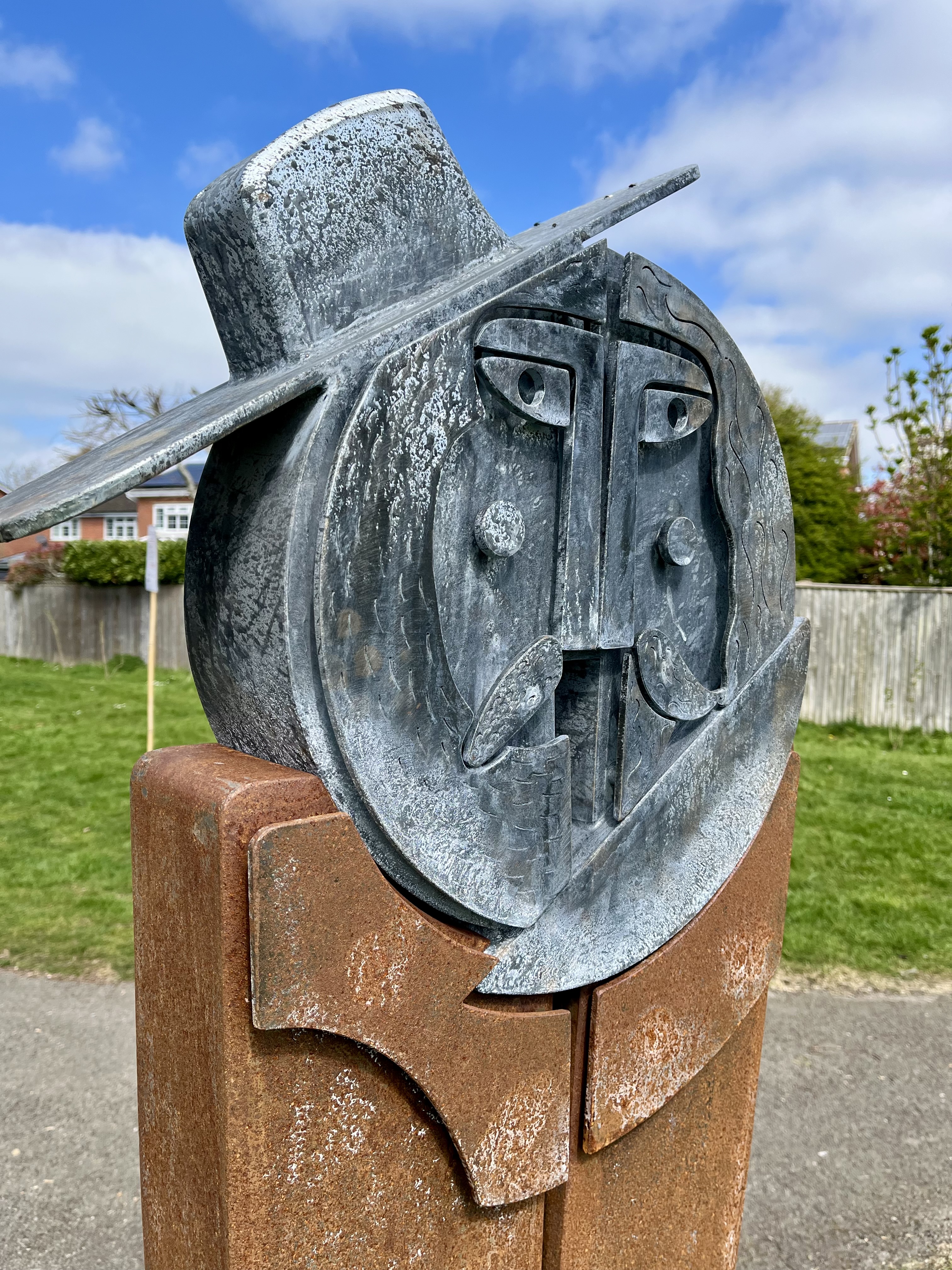 Closeup King Charles and John Hampden