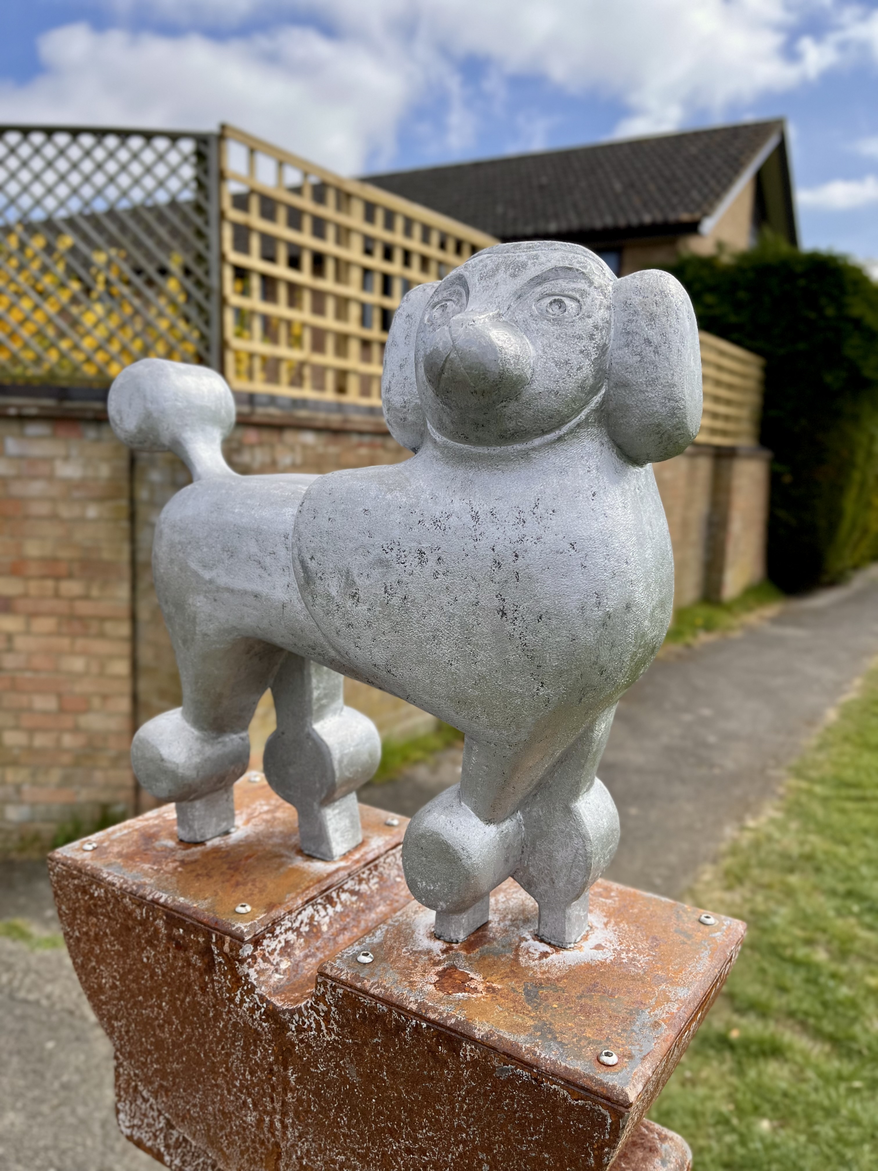 1 of 4 sculptures for an interpretation trail in Thame
